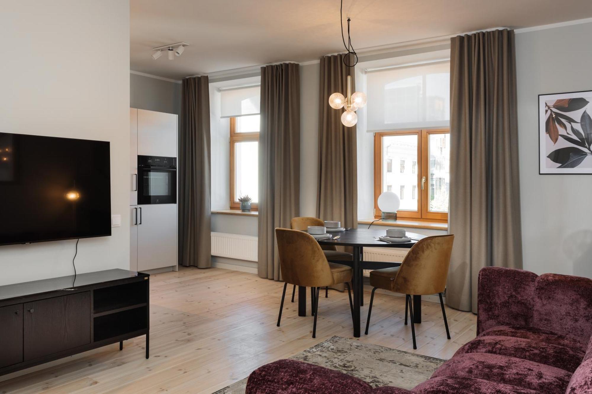 Centra Nams - Center Apartments Cesis Bagian luar foto
